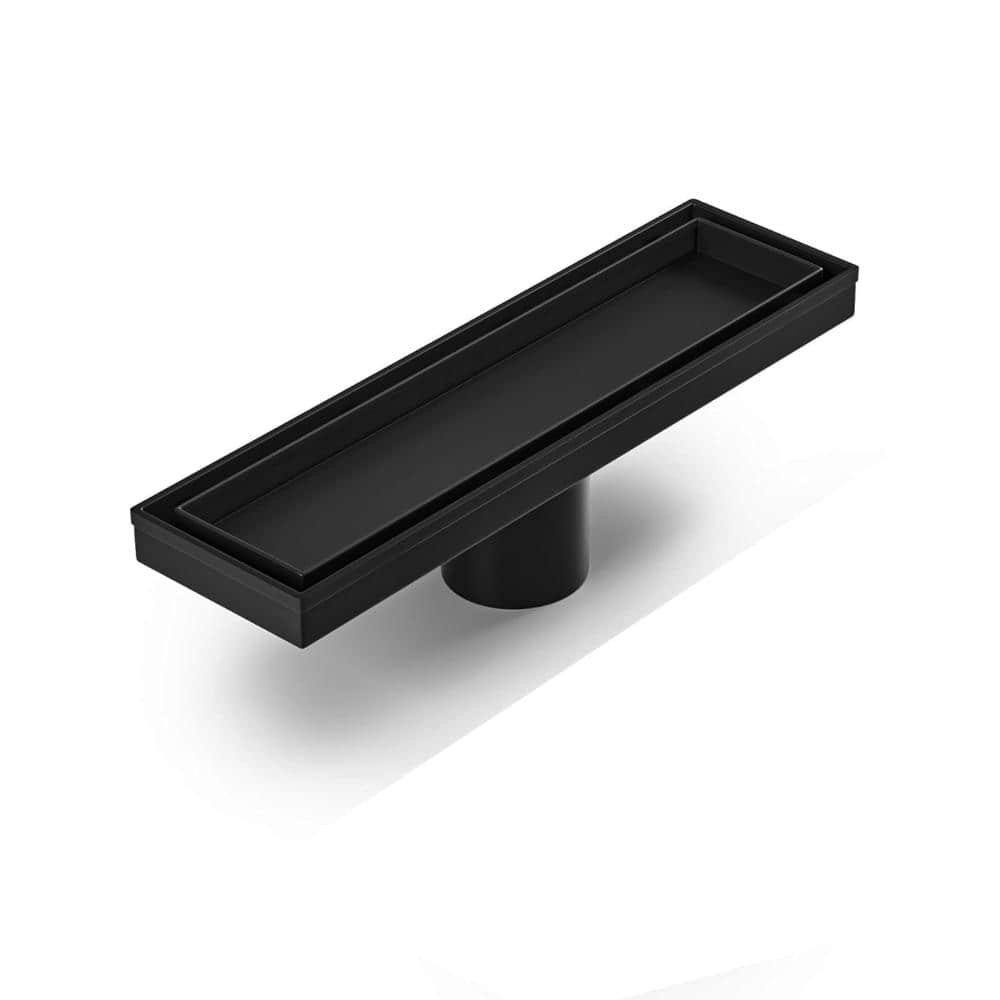 12 Inch 2in1 Tile-In Linear Shower Drain SUS304 with Matte Black Color for Bathroom price history on PriceWatchPro