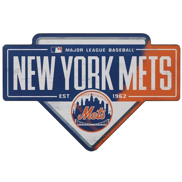 Open Road Brands New York Mets MDF Base Wooden Wall Art