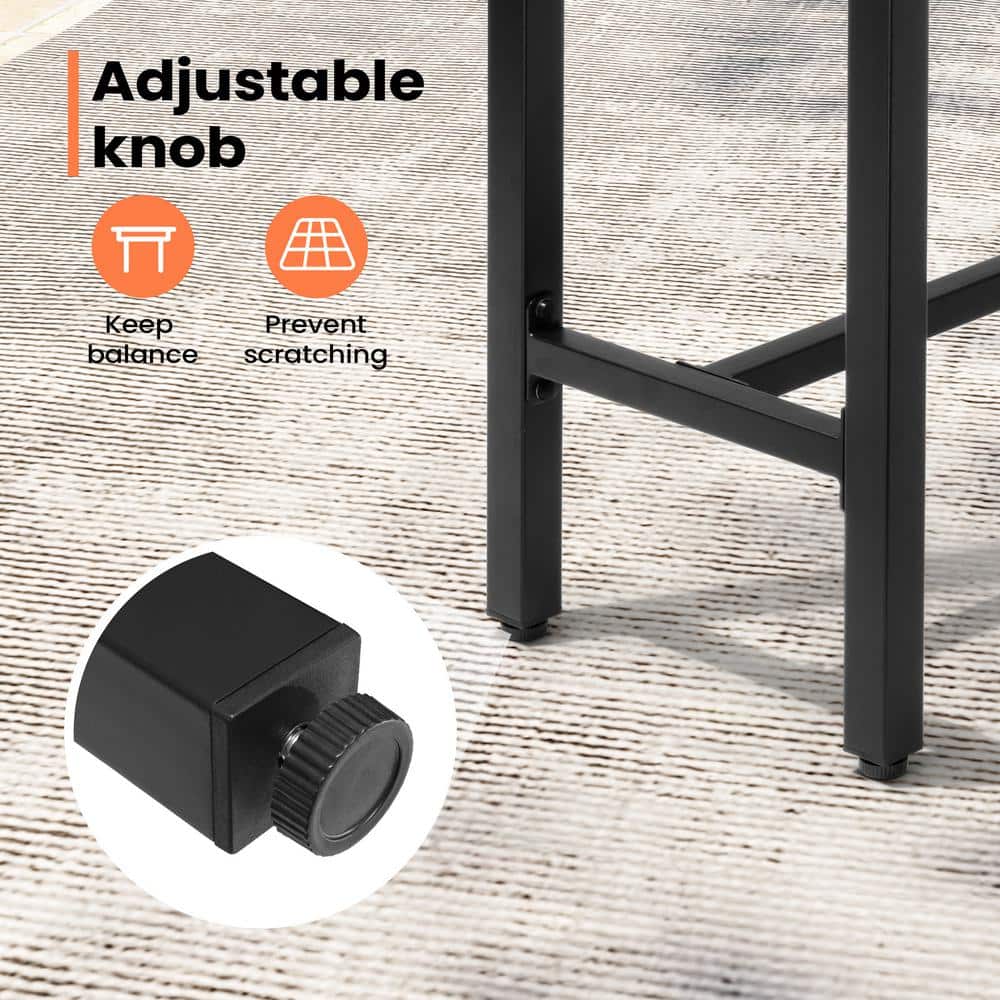 63" Brown Wood-Plastic Outdoor Bar Table with Black Metal Frame