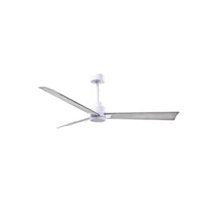 Alessandra 56 in. 6 Fan Speeds Ceiling Fan in White with Remote Control Included