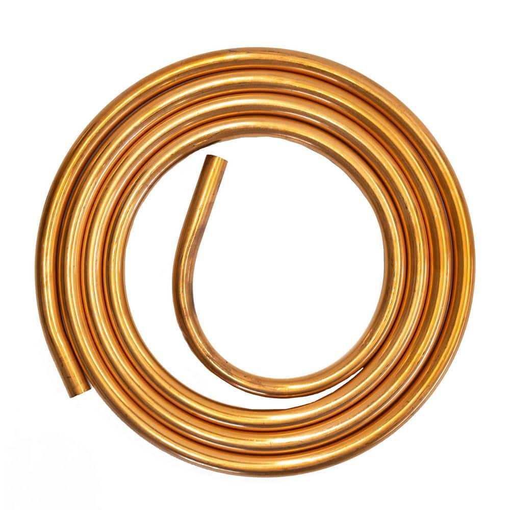 Everbilt 1/2 in. x 20 ft. Type L Soft Copper Coil Pipe (5/8 in. OD ...