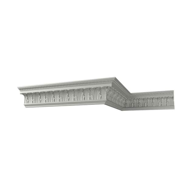 Ekena Millwork Micah 5.125 in. D x 7 in. W x 12 in. L Polyurethane Crown Moulding Sample