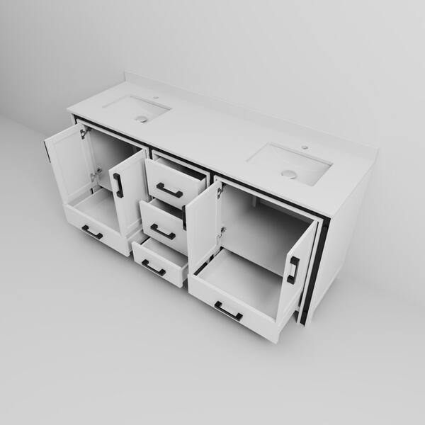 趣味 NAVEYARD Have a question about Lexora Ziva 72 in. W x 22 in. D White