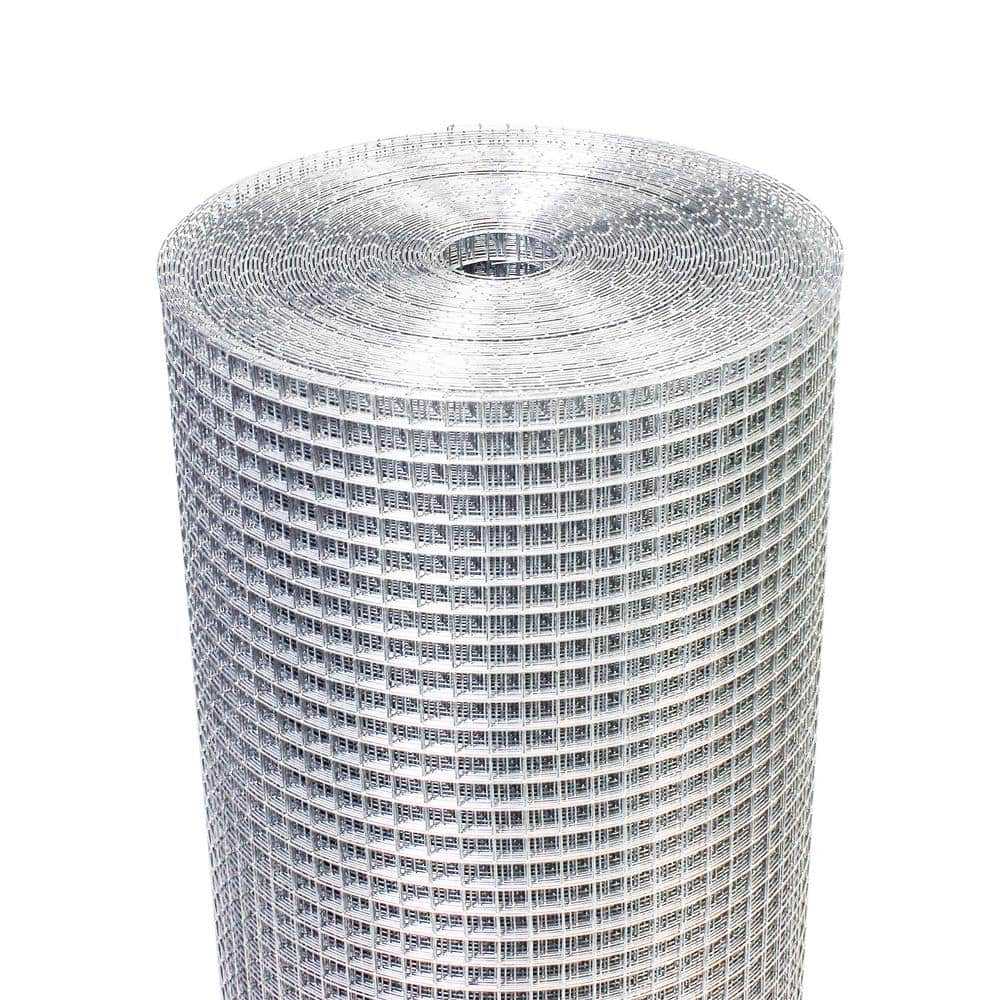 HOTEBIKE 10 in. x 36 in. x 10 in. 23Gauge Hardware Cloth Iron Fencing Wire Netting (Silver