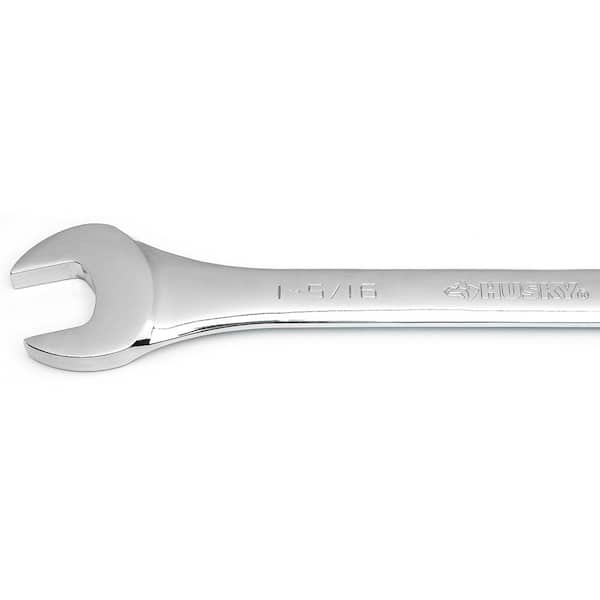 Wright Tool 1312 Full Polish Open End Wrench, 5/16 x 3/8