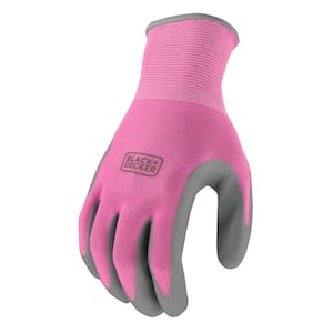 Women's Small Pink Foam Nitrile Grip Glove