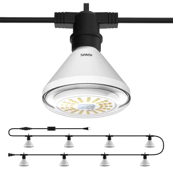 192W Full Spectrum 4000K Daylight Plant Light, 120° Wide Beam Angle Waterproof High PPFD String LED String Grow Light