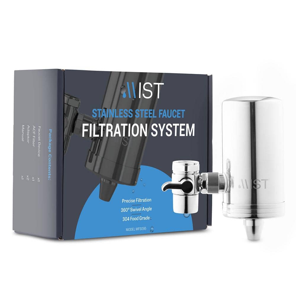 Faucet Water Filtration System in Stainless Steel with Activated Carbon Fiber, 320-Gal. Capacity price history on PriceWatchPro