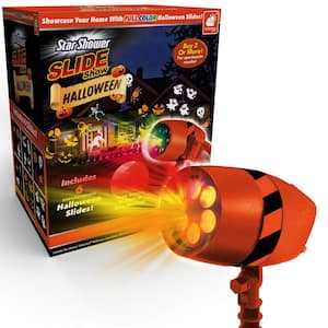 Slide Show Halloween LED Projector, AS-SEEN-ON-TV, Hassle-Free, Includes 6 Spooky Slides