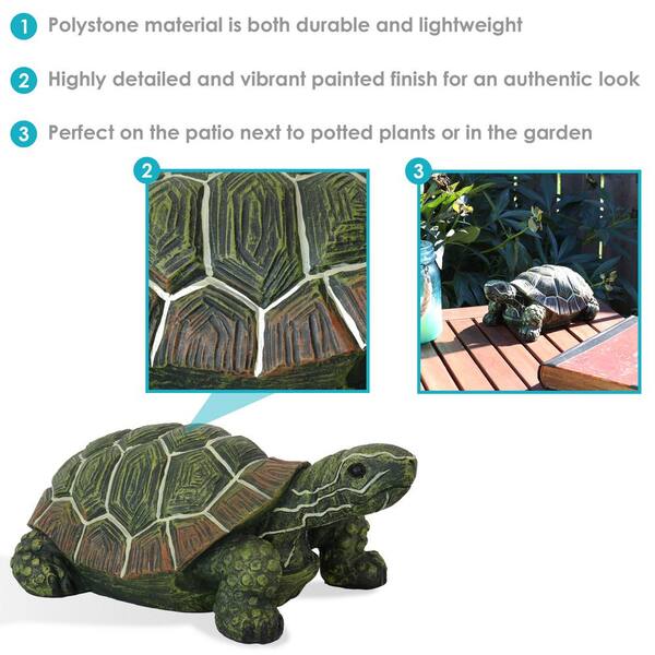 Sunnydaze Decor Sunnydaze 9 in. Terrance the Tortoise Indoor