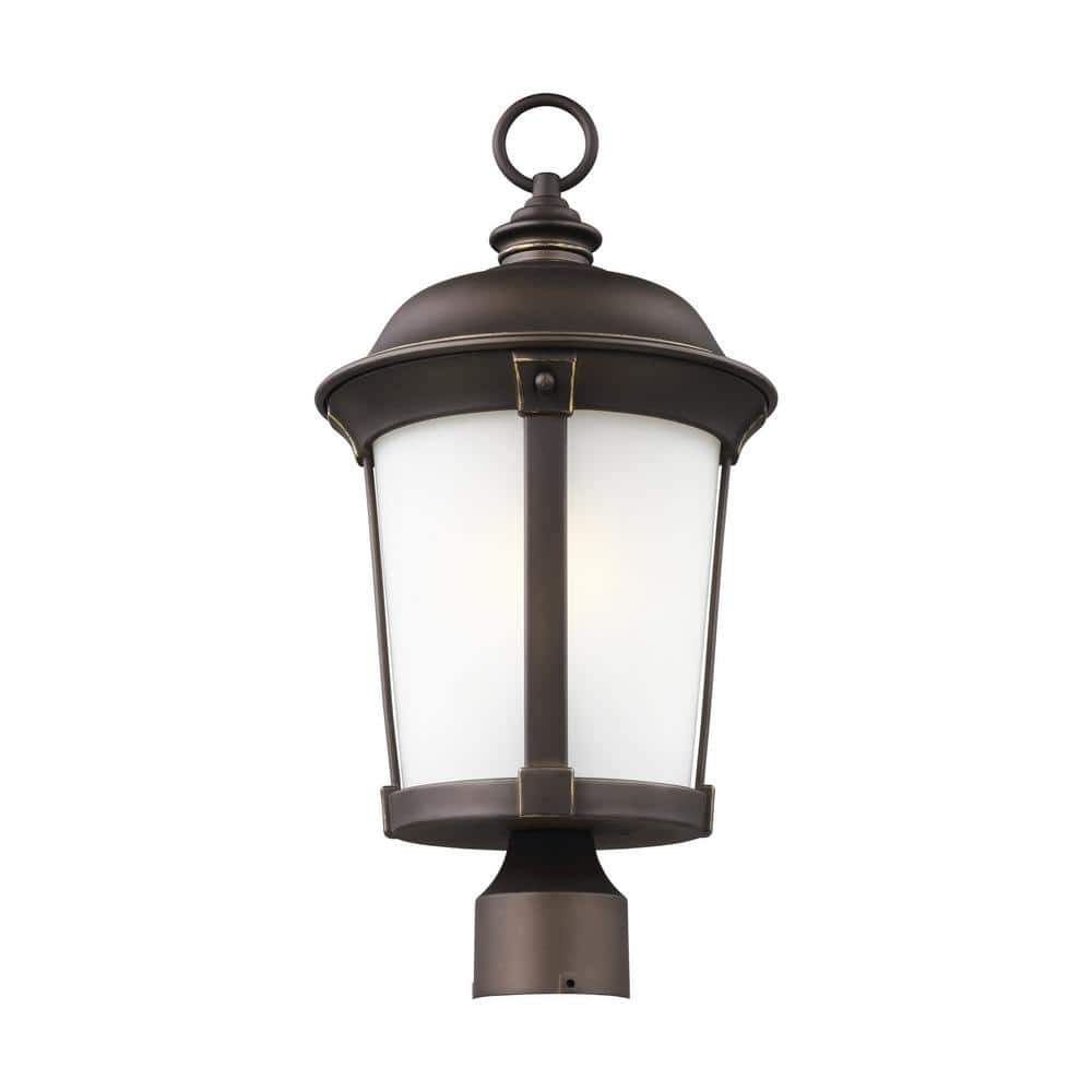 Calder 1-Light Outdoor Antique Bronze Lamp Post Light price history on PriceWatchPro
