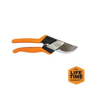Pro 1 in. Cut Capacity Steel High Carbon Blade with SoftGrip Handle Hand Pruning Shears