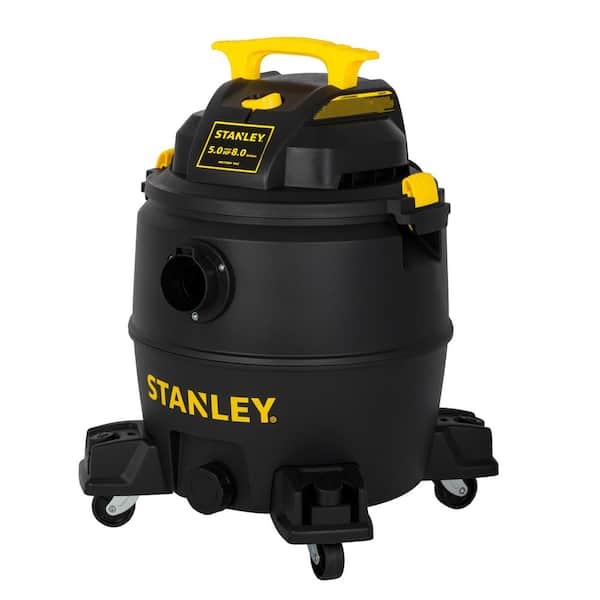 STANLEY 8 gal Stainless Steel Wet Dry Vacuum with Hose Accessories and Tool  Storage 