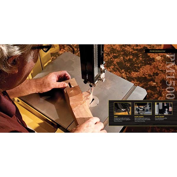 PM1500 230-Volt 3 HP 1PH Bandsaw