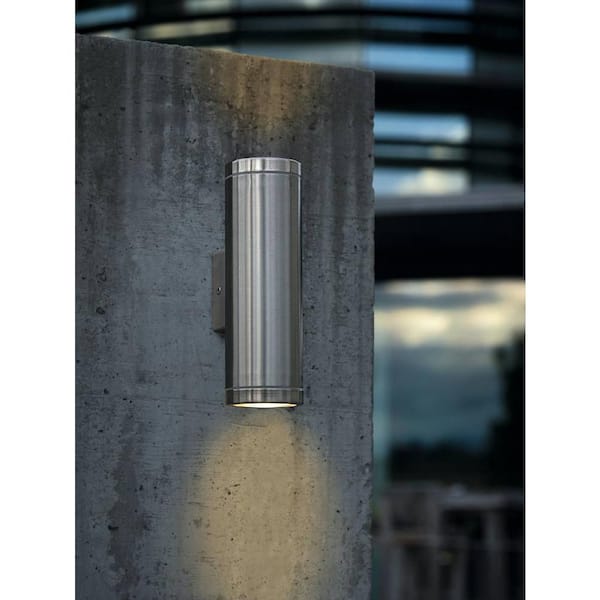 Ascoli 2 Light Outdoor Wall Mount   Stainless Steel Finish Eglo Lighting 