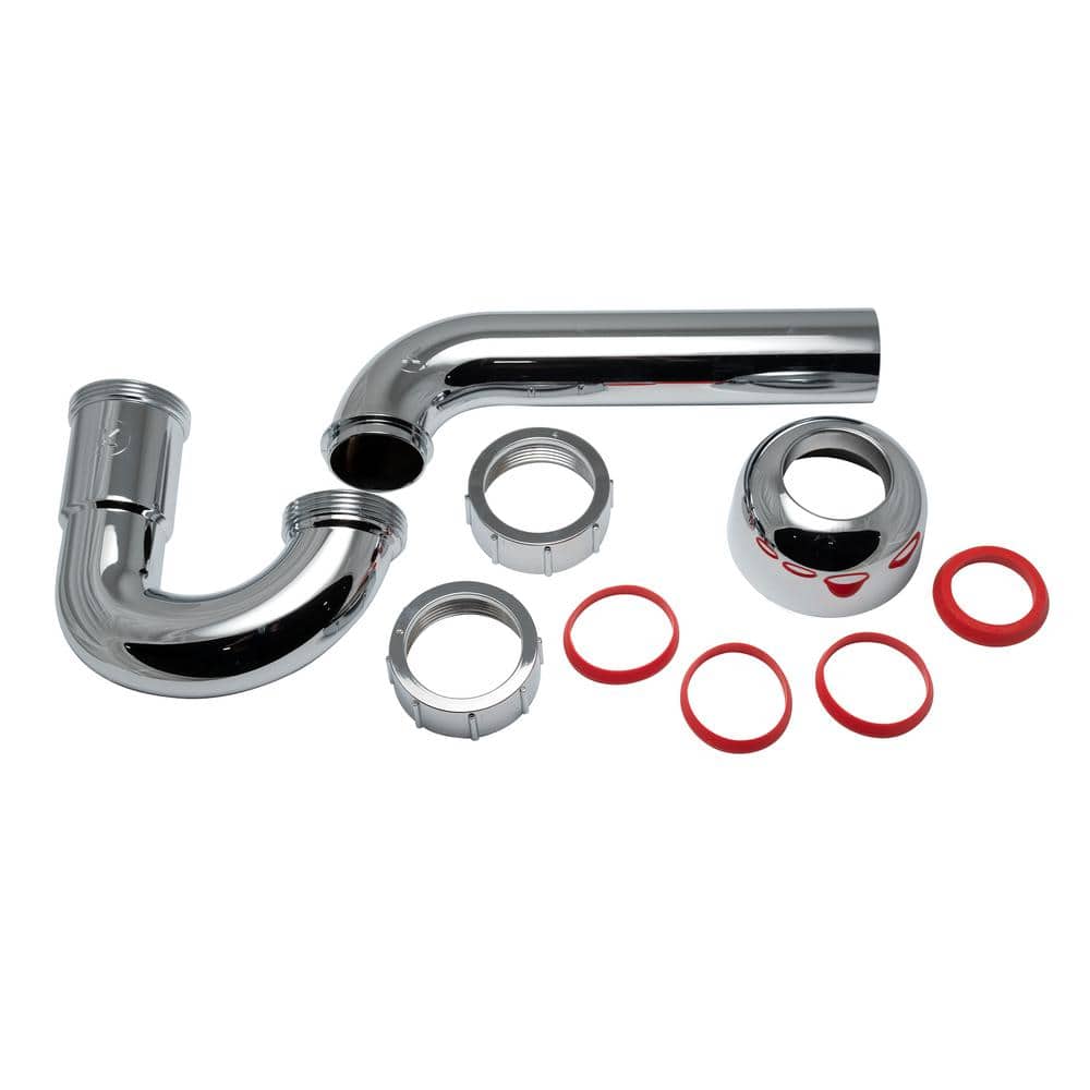 Polished Chrome 1-1/2 in. Slip Joint P-Trap