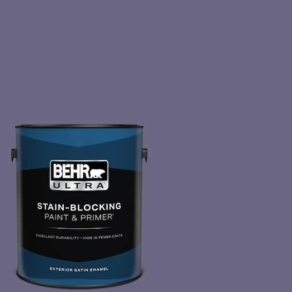 BEHR ULTRA 1 gal. #PPU16-18 Hyacinth Arbor Satin Enamel Exterior Paint & Primer