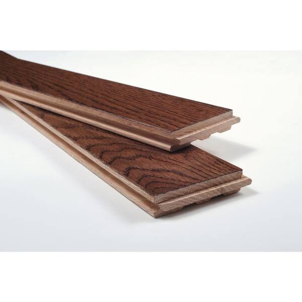 Blue Ridge Hardwood Flooring Bourbon Oak 3/4 in. T x 2-1/4 in. W Smooth Solid Hardwood Flooring (24 sq.ft./case)
