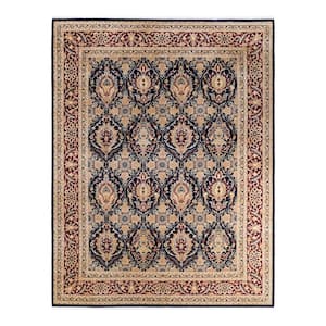 One-of-a-Kind Traditional Blue 9 ft. x 12 ft. Hand Knotted Oriental Area Rug