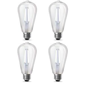 Feit Electric 60-Watt Equivalent ST19 Straight Filament Dusk To Dawn ...