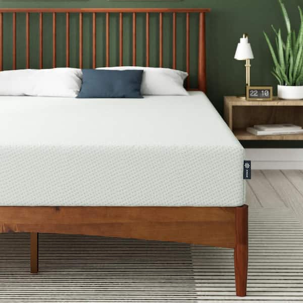 Full Medium Green Tea Optimum Memory Foam 8 in. Mattress