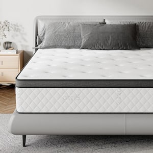 KING Size Medium Firm Hybrid Memory Foam 12 in. Support and Skin- Friendly Mattress