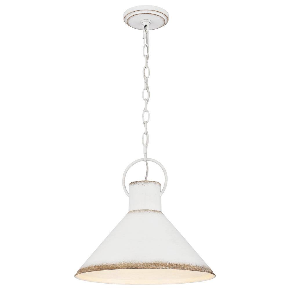 Hanging White/Amber Electric Ceiling Light1:12th Scale 