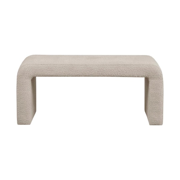 INK+IVY Steve Beige Bedroom Bench II105-0562 - The Home Depot