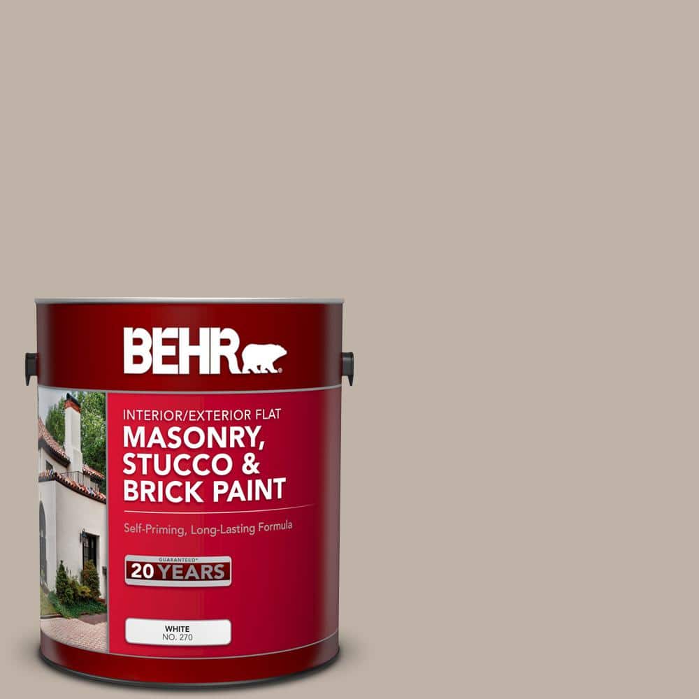 1 gal. #N220-3 Smokestack Flat Interior/Exterior Masonry, Stucco and Brick 