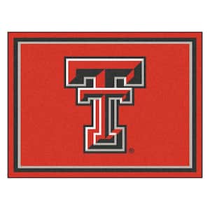 NCAA Texas Tech University Red 8 ft. x 10 ft. Indoor Area Rug
