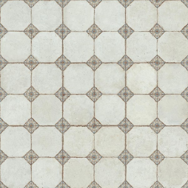 Merola Tile Kings Field Brown 8-7/8 in. x 8-7/8 in. Porcelain Floor and Wall Take Home Tile Sample