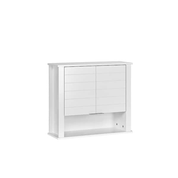 Madison 22.88 in. W x 7.88 in. D x 19.88 in H Bathroom Storage Wall Cabinet and Laundry Medicine Cabinet in White