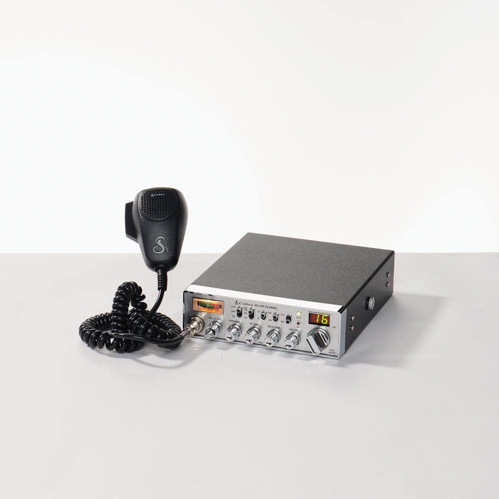 Cobra 29 LTD Classic Black AM/FM CB Radio with Microphone