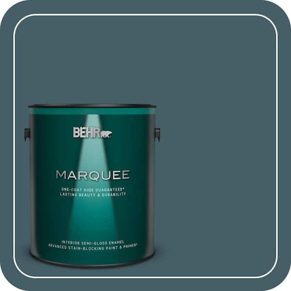 BEHR MARQUEE 1 gal. #PPU13-19 Observatory Semi-Gloss Enamel Interior Paint & Primer