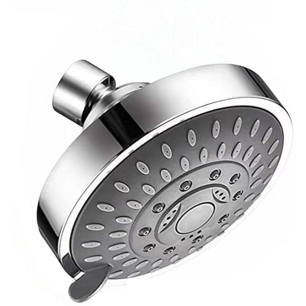 WASSA High Pressure Shower Head - 3″ Anti-clog Anti-leak Fixed Chrome Showerhead Adjustable Metal Swivel Ball Joint With Filter Ultimate Shower Experience Even At Low Water Flow Pressure - View #12