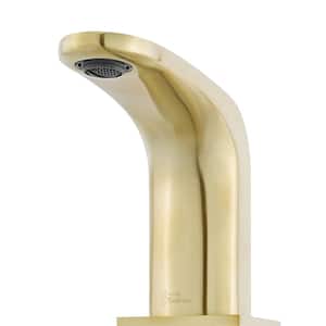 Chateau 8 in. Widespread Double Handle Bathroom Faucet in Brushed Gold