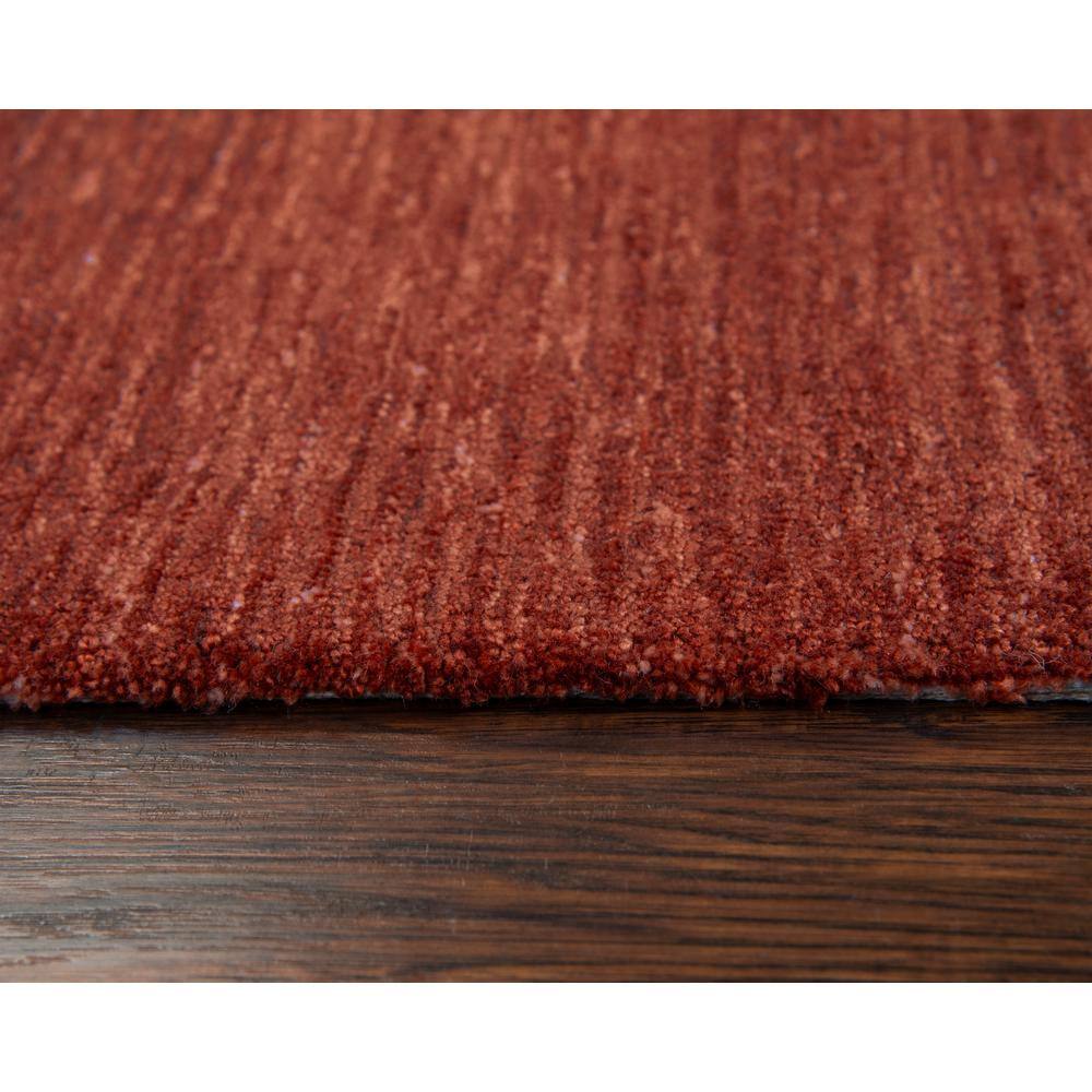 Luna Red Hand-Tufted Synthetic Rectangular Area Rug