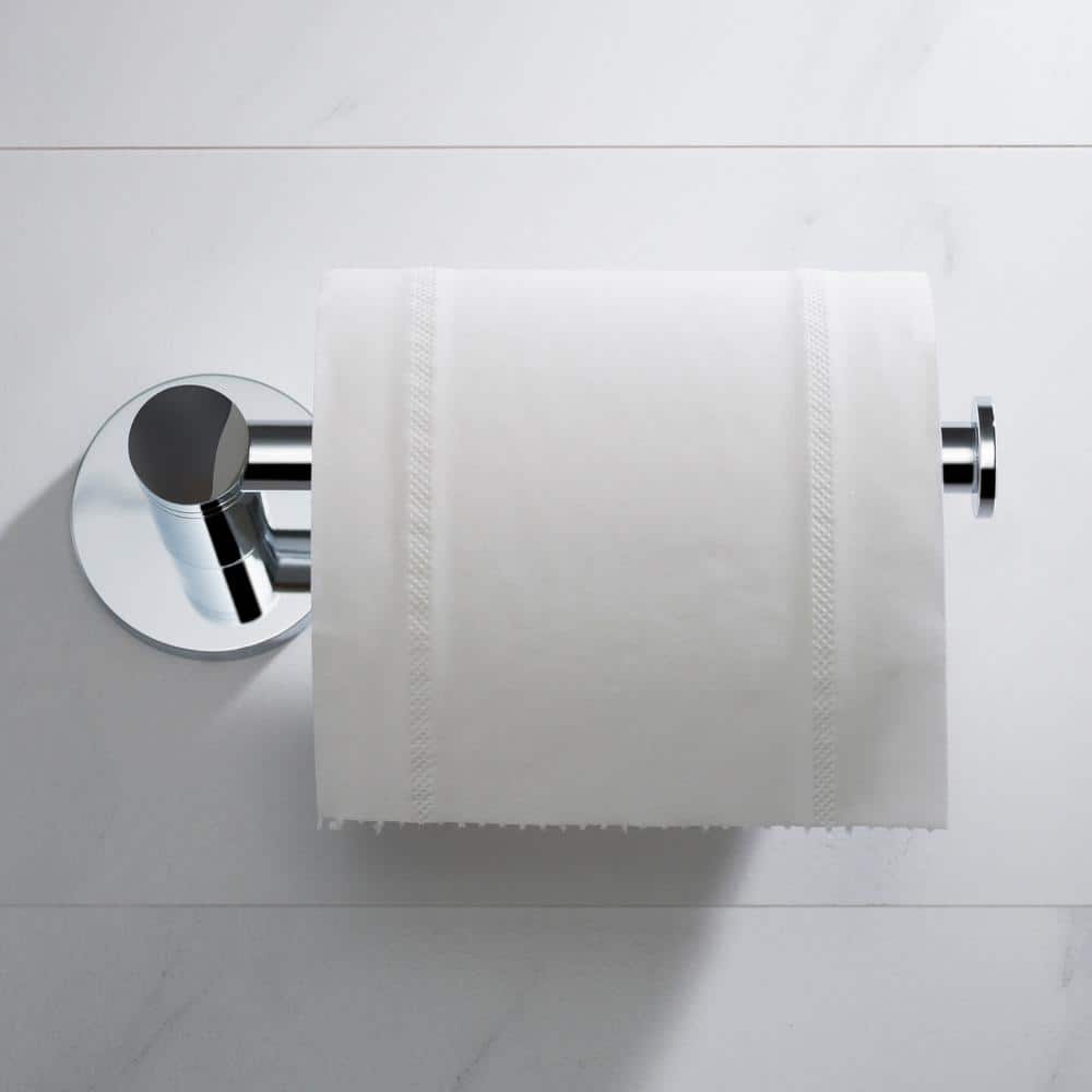 Elie Modern Chrome Wall Mount Toilet Paper Holder