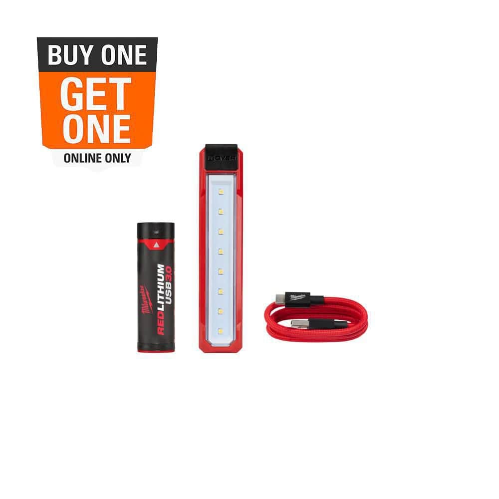 Milwaukee 445 Lumens LED REDLITHIUM USB Rover Pocket Flood Light