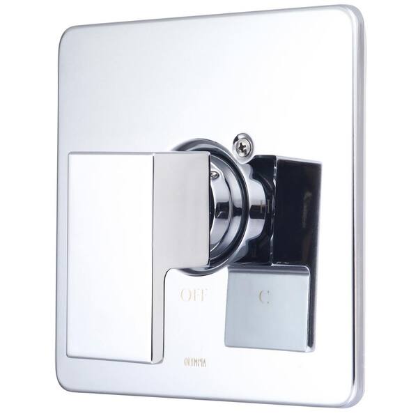 Pioneer Faucets Mod 1-Handle Wall Mount Valve Trim without Valve in Polished Chrome (Valve not Included)