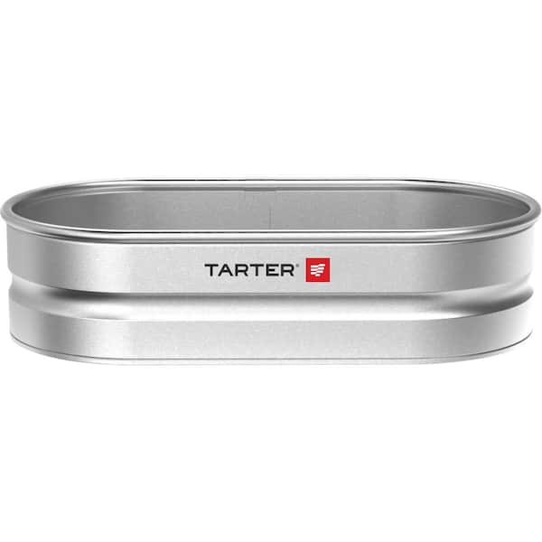 2 ft. x 1 ft. x 4 ft. Galvanized Steel Oval Versa 40 Gal. Stock Tank