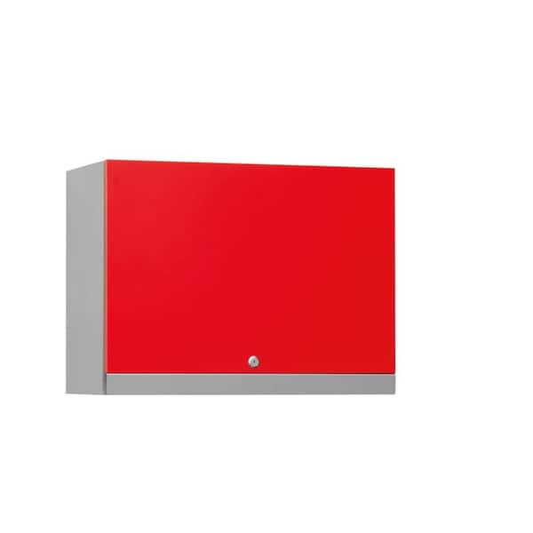 NewAge Products Performance 18 in. H x 24 in. W x 12 in. D Steel Garage Wall Cabinet in Red