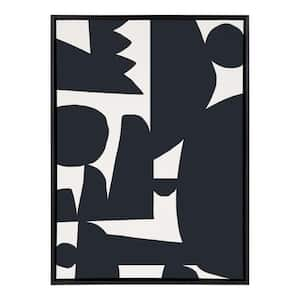 Sylvie "Quiet Jungle 1" by Kelly Knaga Framed Canvas Wall Art 38 in. x 28 in.