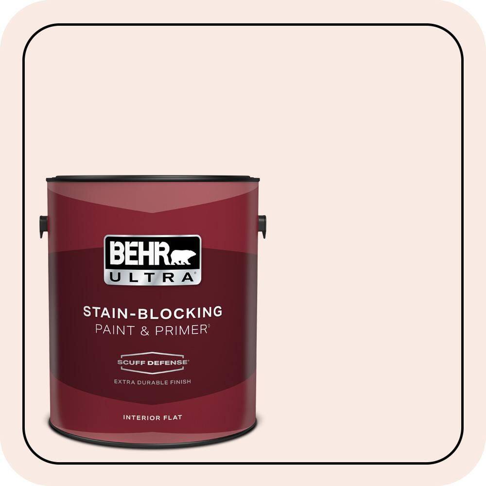1 gal. #190E-1 Light Rosebeige Extra Durable Flat Interior Paint & Primer price history on PriceWatchPro