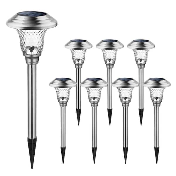 Outdoor Decor, 8 Pack Solar Pathway Lights