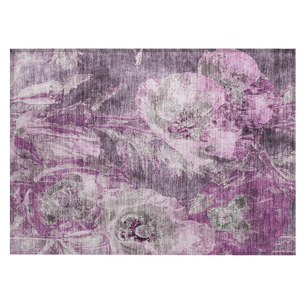 Chantille Machine Washable Indoor/Outdoor Abstract ACN2798 Purple 3 ft. x 4 ft. Area Rug price history on PriceWatchPro