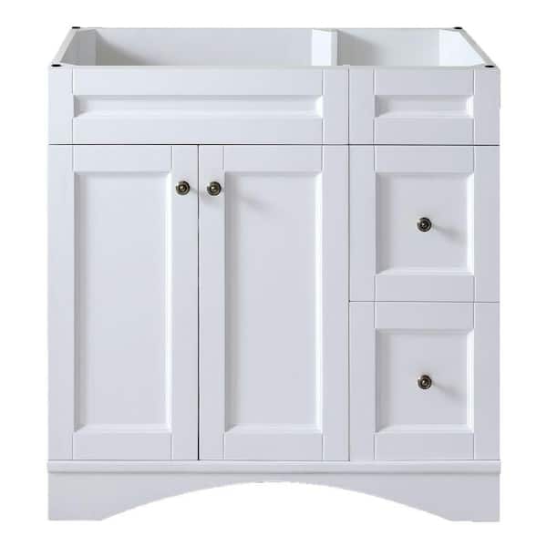 Virtu USA Elise 36 in. W Bath Vanity Cabinet Only in White