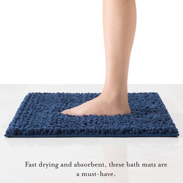 Chenille Bathroom Rugs Water Absorbent Bath Rug - China Non Slip
