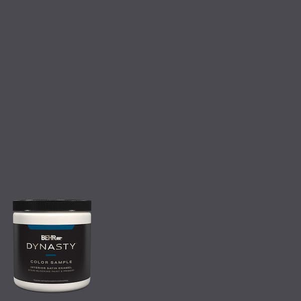 BEHR DYNASTY 8 oz. #N560-7 Limoscene One-Coat Hide Satin Enamel Stain ...