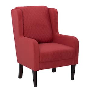 Joni Rust Wingback Accent Chair